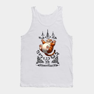 Thai Tattoo Parody "Sak Yant Tiger" Tank Top